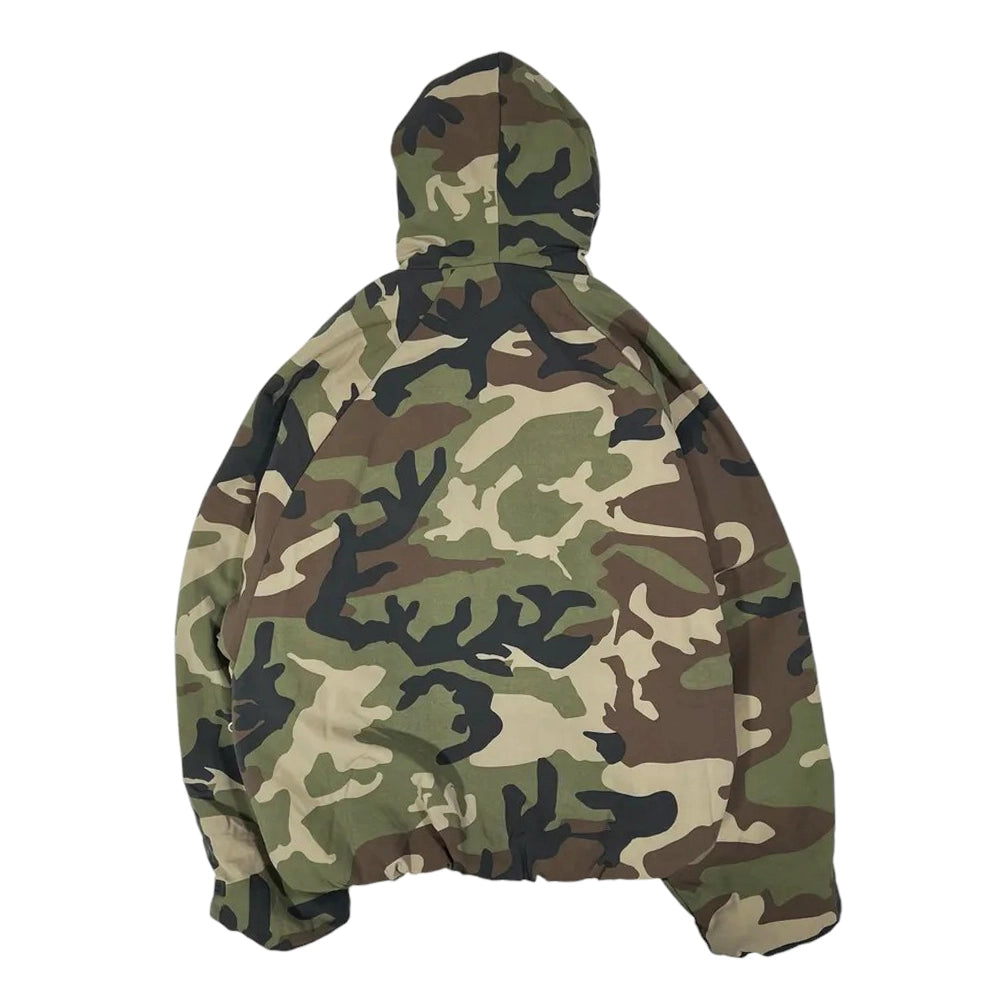 ESSENTIALS / MILITARY NYLON HOODED JACKET (202BT244818F)