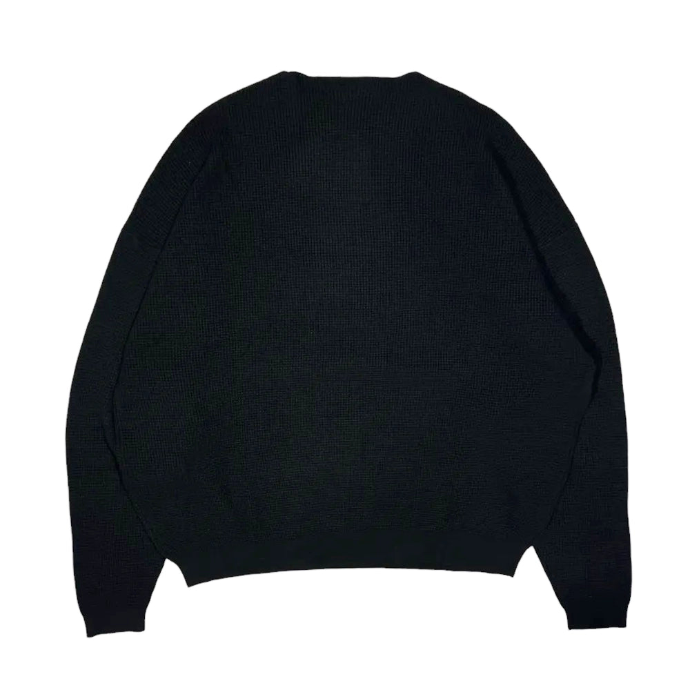 ESSENTIALS / WAFFLE HENLEY SWEATER (192BT246150F)