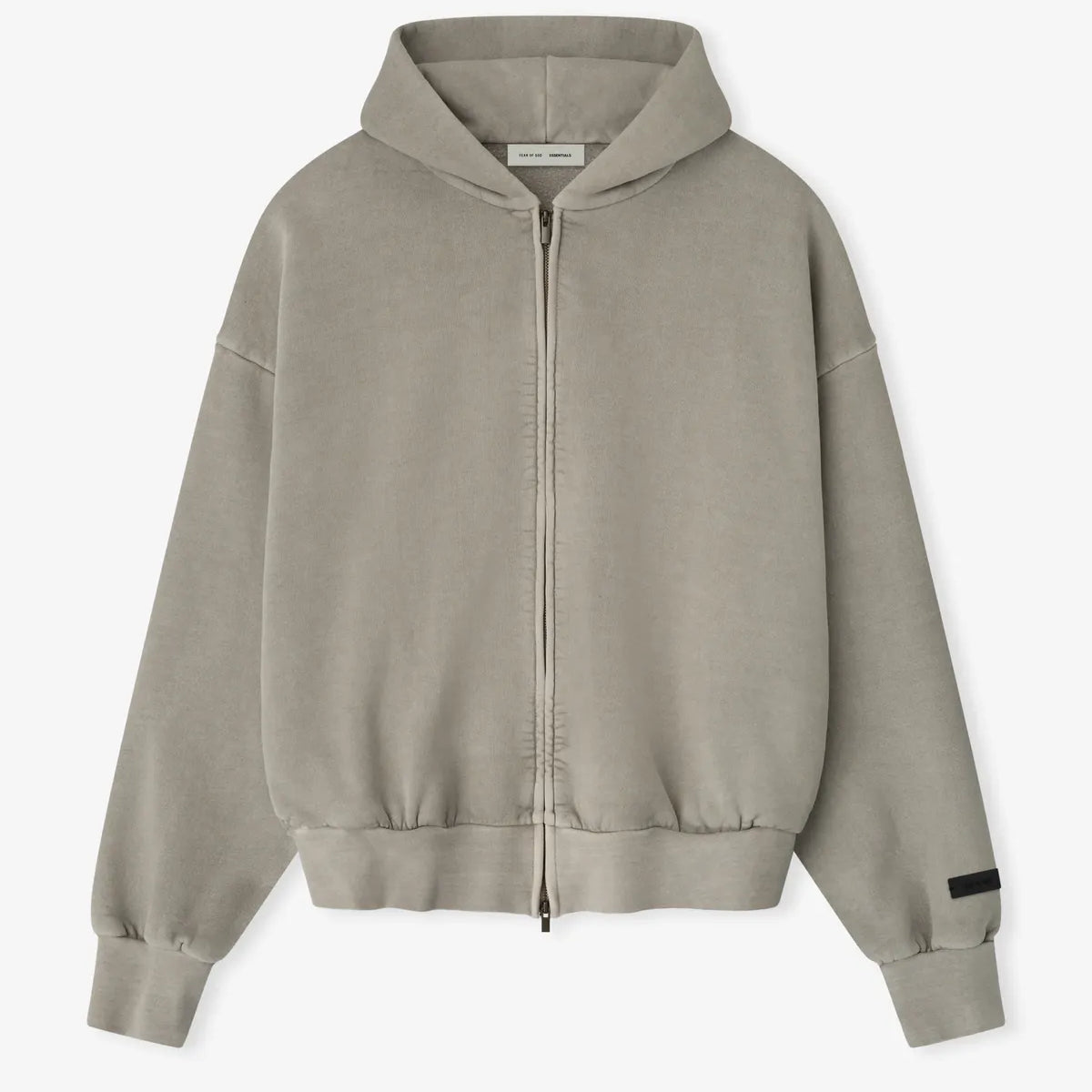 ESSENTIALS エッセンシャルズ グレー XS FOG ESSENTIALS (エフオージーエッセンシャルズ) 裏起毛 ロゴ ポケット