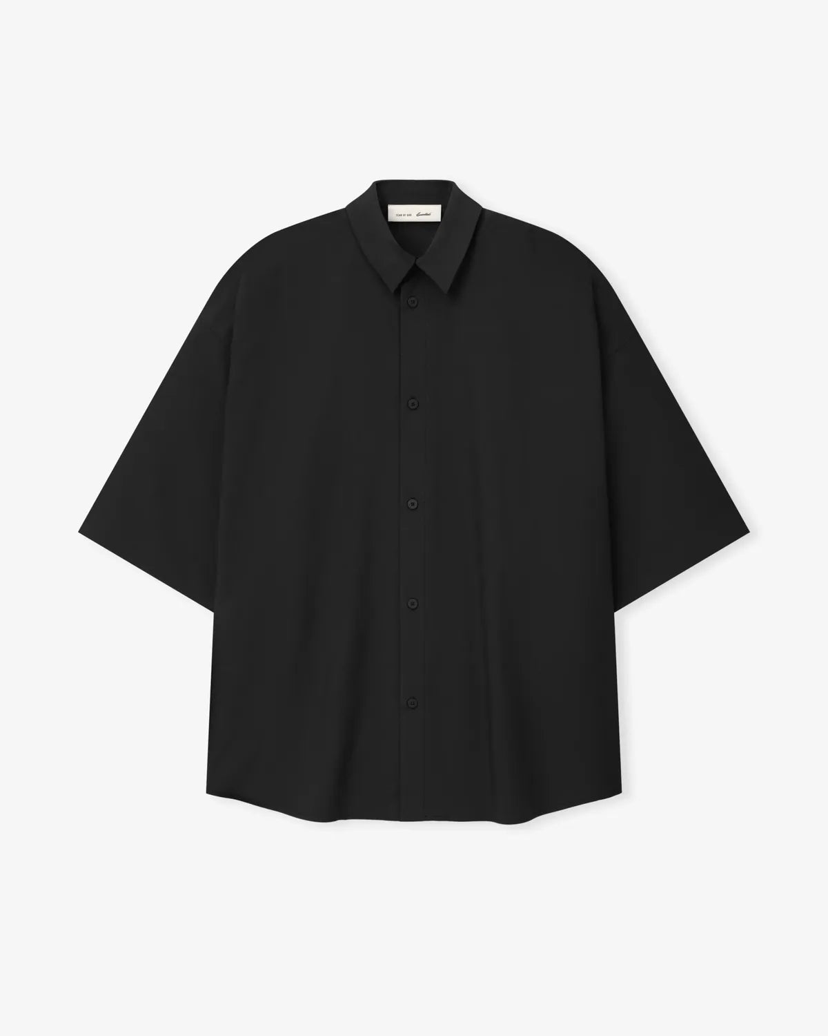 ESSENTIALS の Silk Blend 3/4 Sleeve Button Up Shirt (RW00306-0031)
