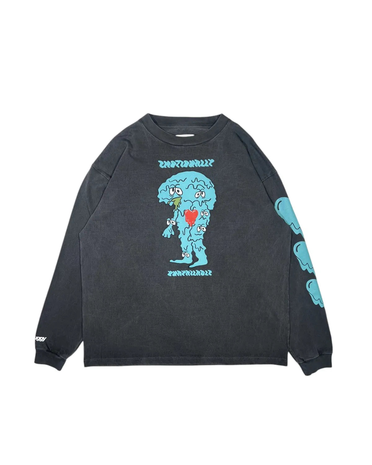 Emotionaly Unavailable の EU BG MELTING LS TEE (EU-HR1-0000-C19)