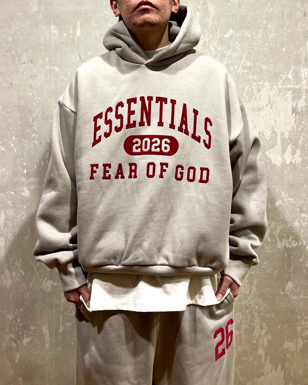 ESSENTIALS / Classic Fleece Hoodie (192HO256861F)