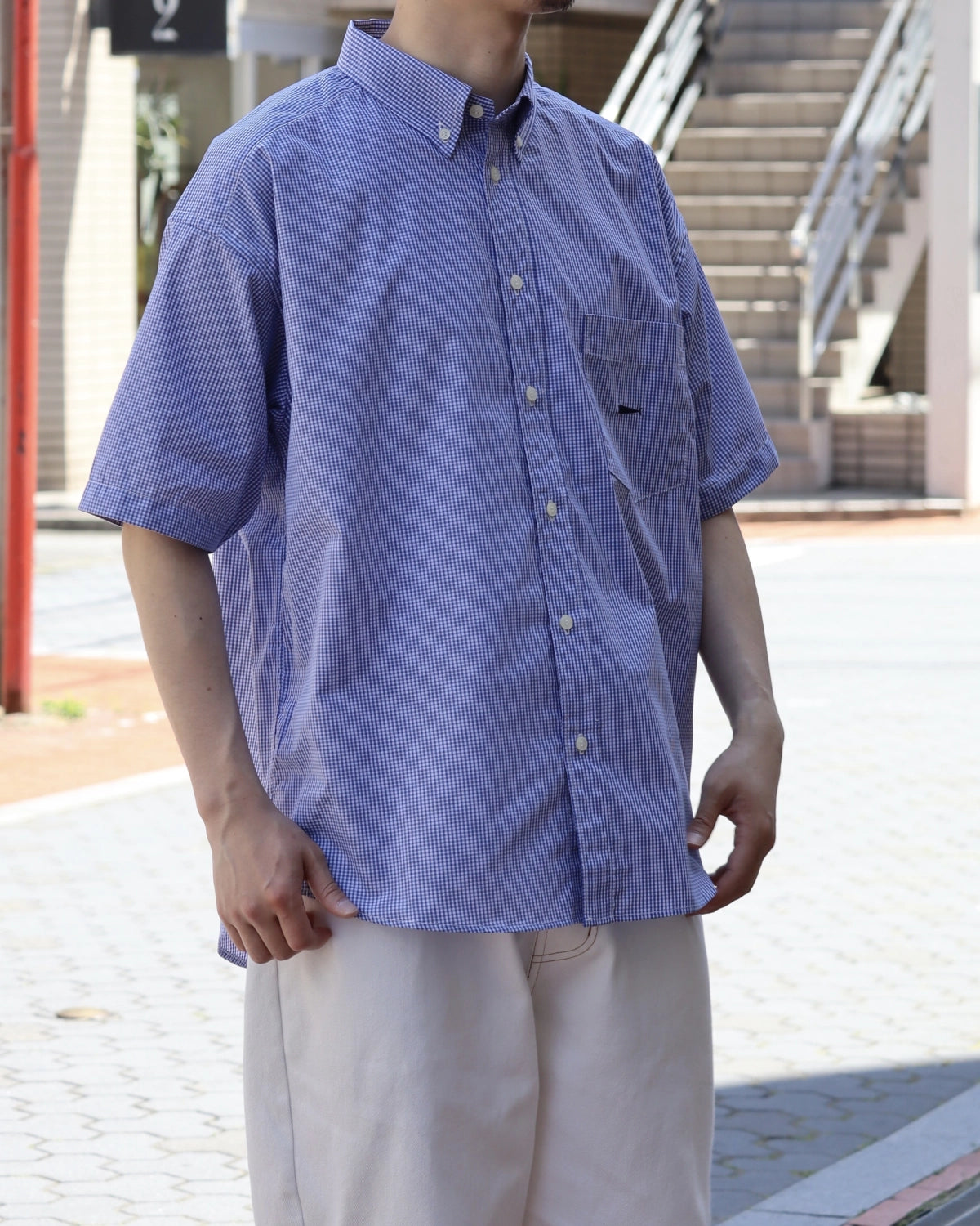 DESCENDANT / KENNEDY'S PLAID SS SHIRT (261WVDS-SHM06)