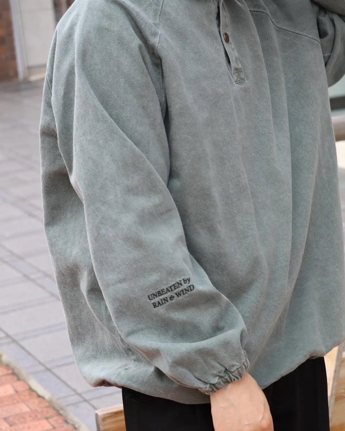 DESCENDANT / MOLE HOODED LS SHIRT PIGMENT DYE (262WVDS-SHM04)
