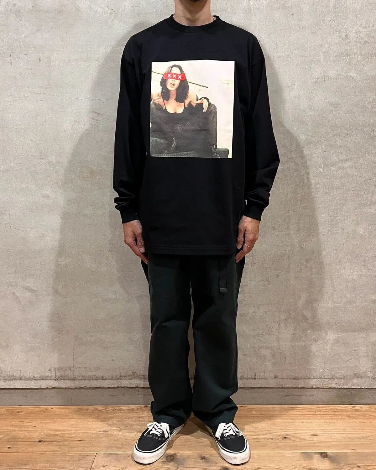 GOD SELECTION XXX / Womens Photo Graphic Long Sleeve Tee (GX-S26-LT-02)