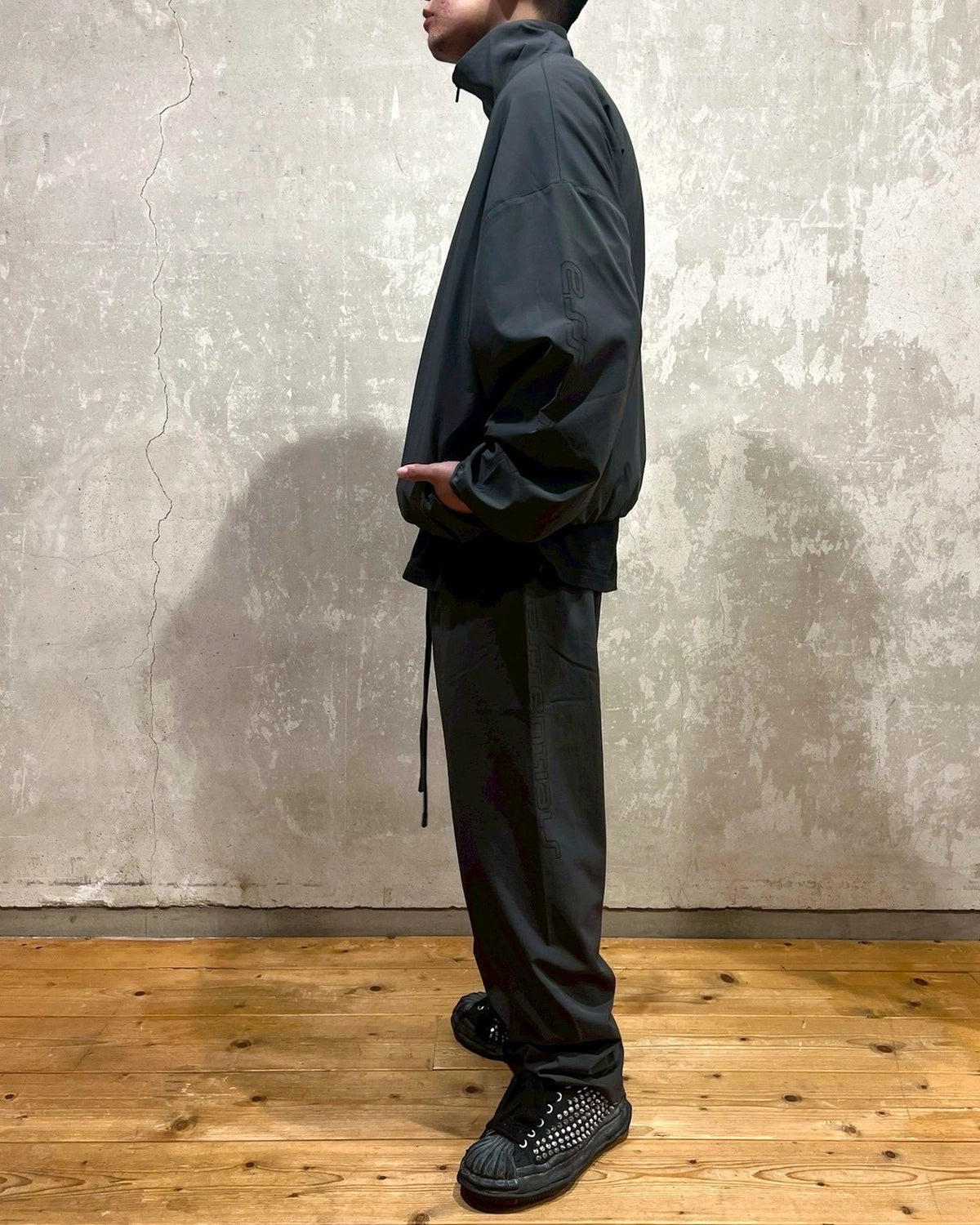 ESSENTIALS / HALF ZIP TRACK JACKET (202HO258271F)