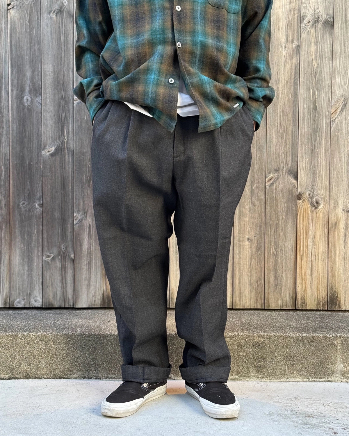 WACKO MARIA / DOUBLE PLEATED TROUSERS -TYPE-2- (26FW-WMP-PT04)
