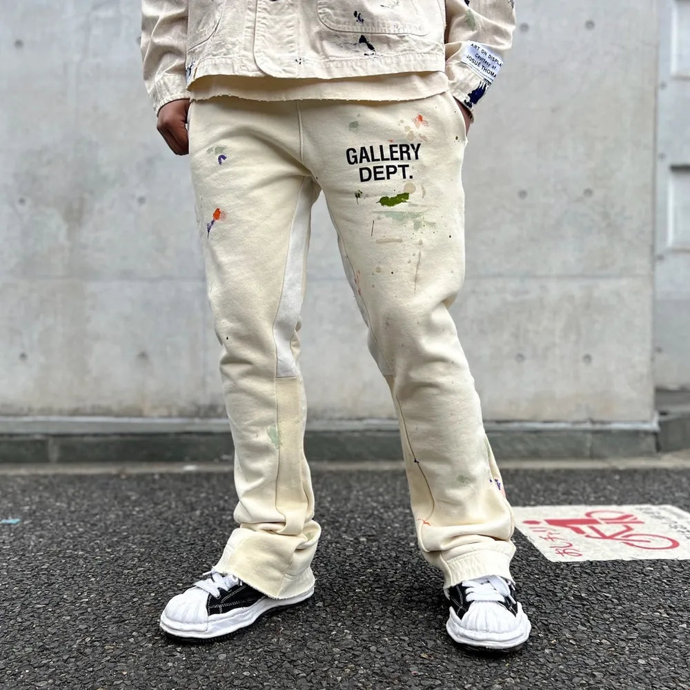 Gallery Dept. GD Logo Flare Sweatpants Grey