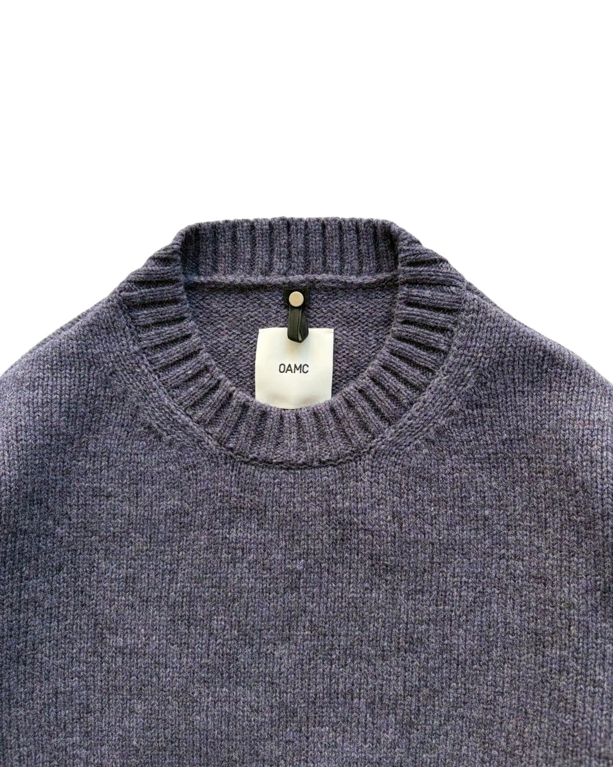 OAMC / ROUND NECK COLLAR WITH LOGO (OAF5MM08AP)