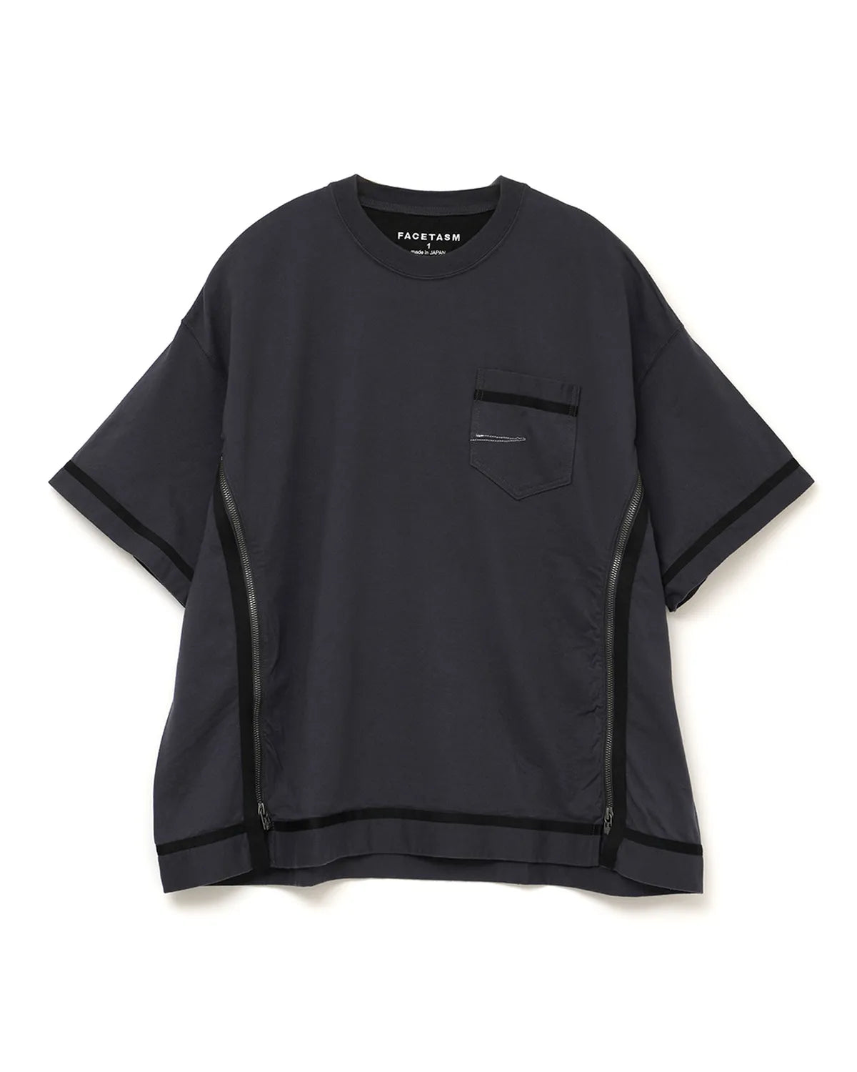 FACETASM の CURVY SLIT BIG TEE (MYK-TEE-01)