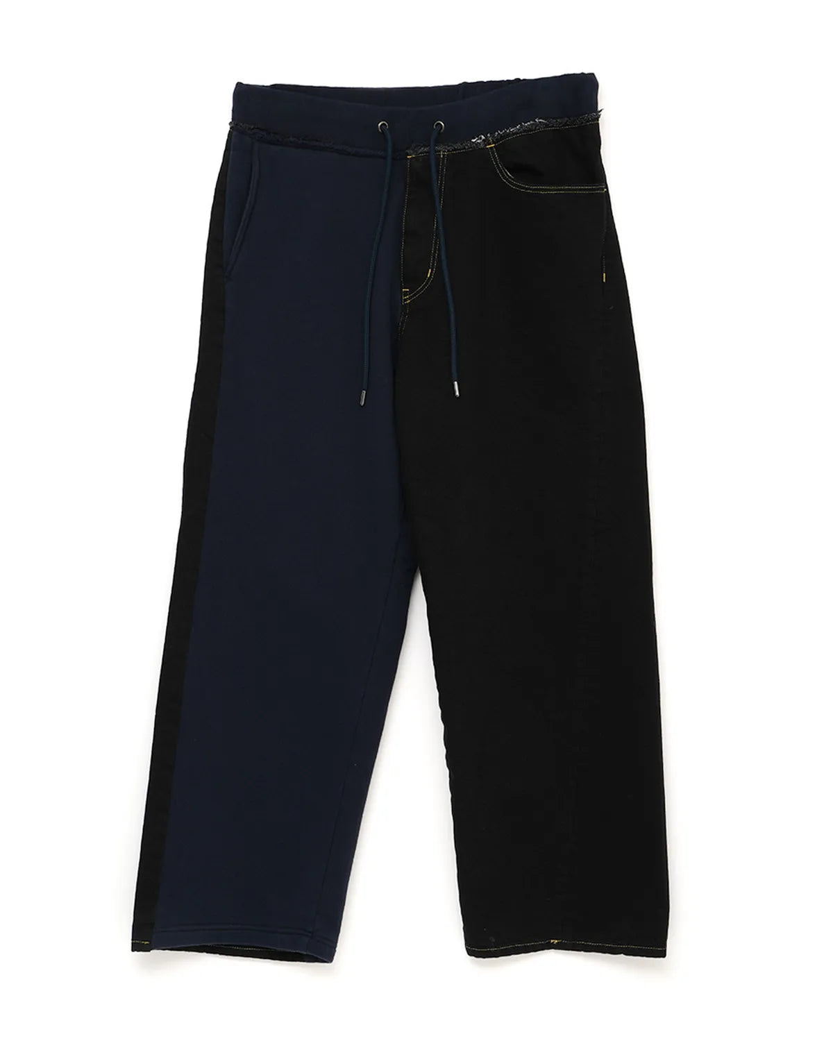 FACETASM の DENIM MERGINGSWEAT PANTS (MYK-PT-08)