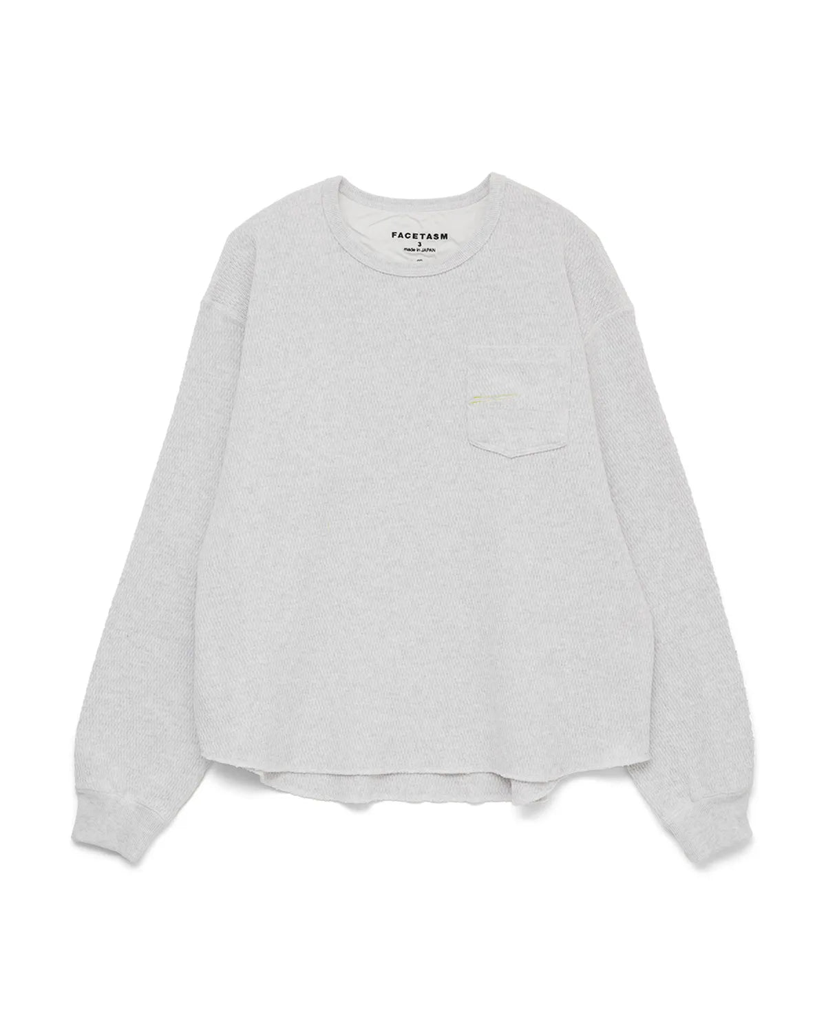 FACETASM の THRMAL KNIT LONG TEE (MYK-TEE-06)