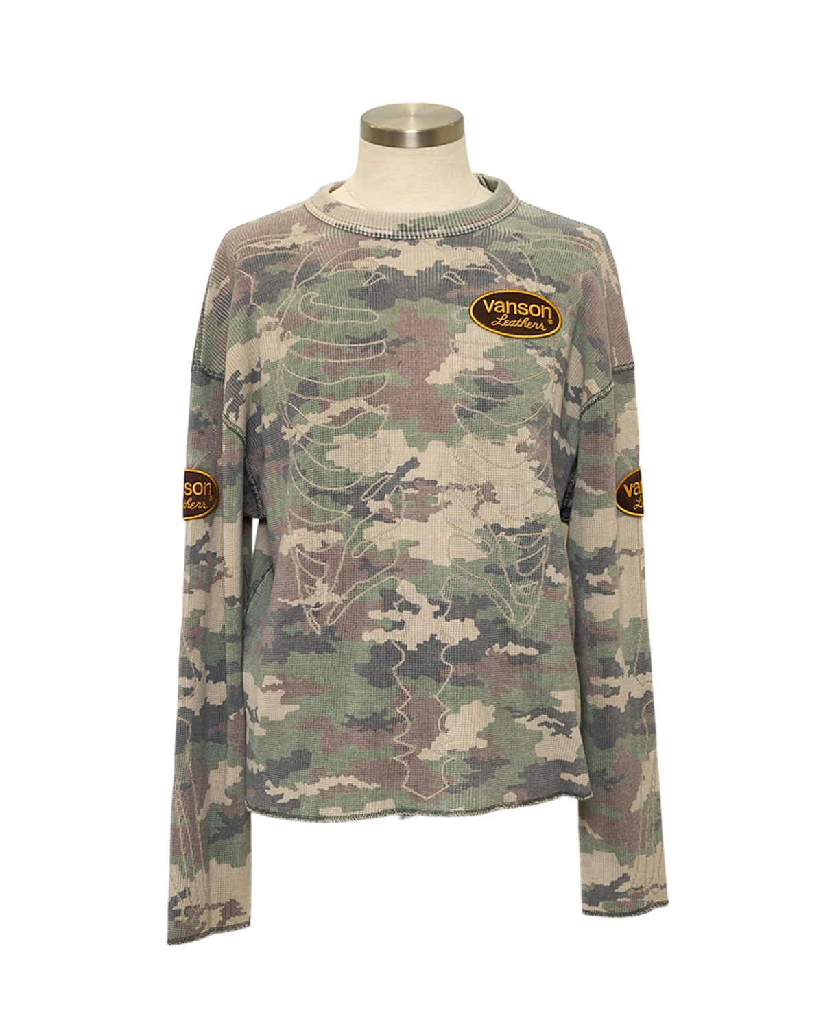 FAF/Fake As Flowers × VANSON / Thermal Bone L/S Shirts (004341202-V)