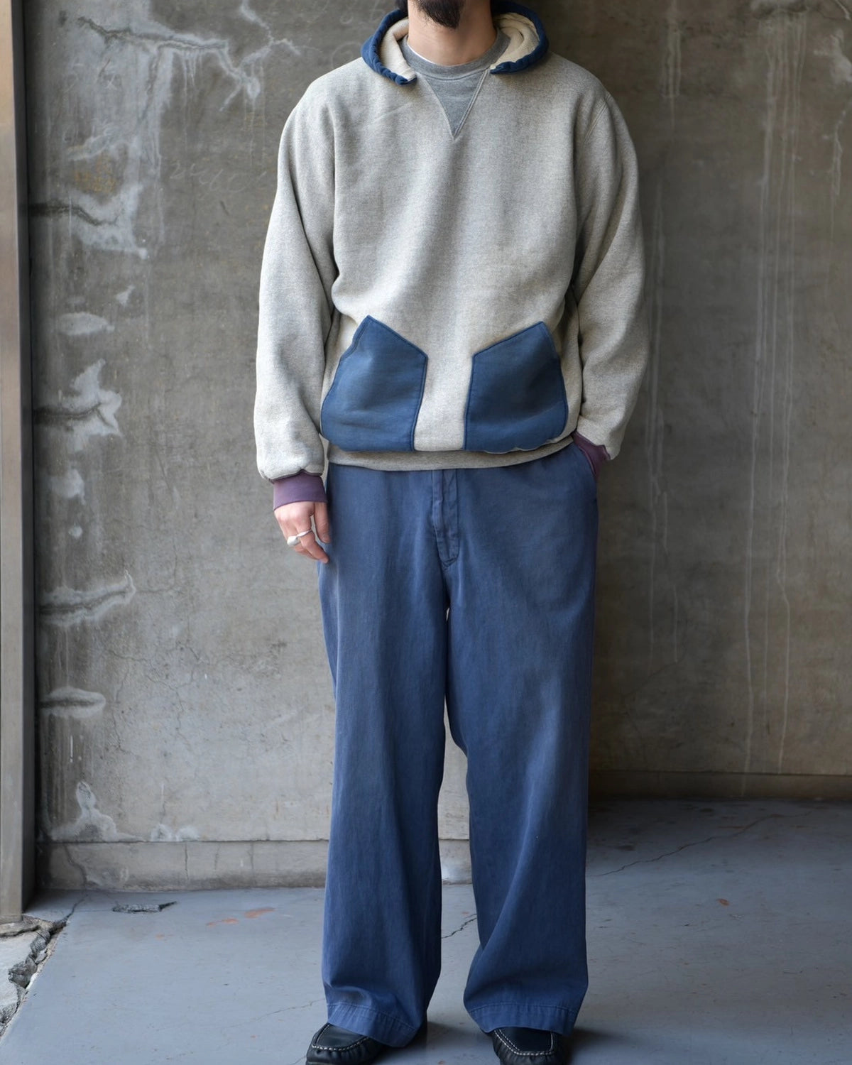 A.PRESSE / Vintage Attached Hood Sweat Parka (26SAP-05-15)