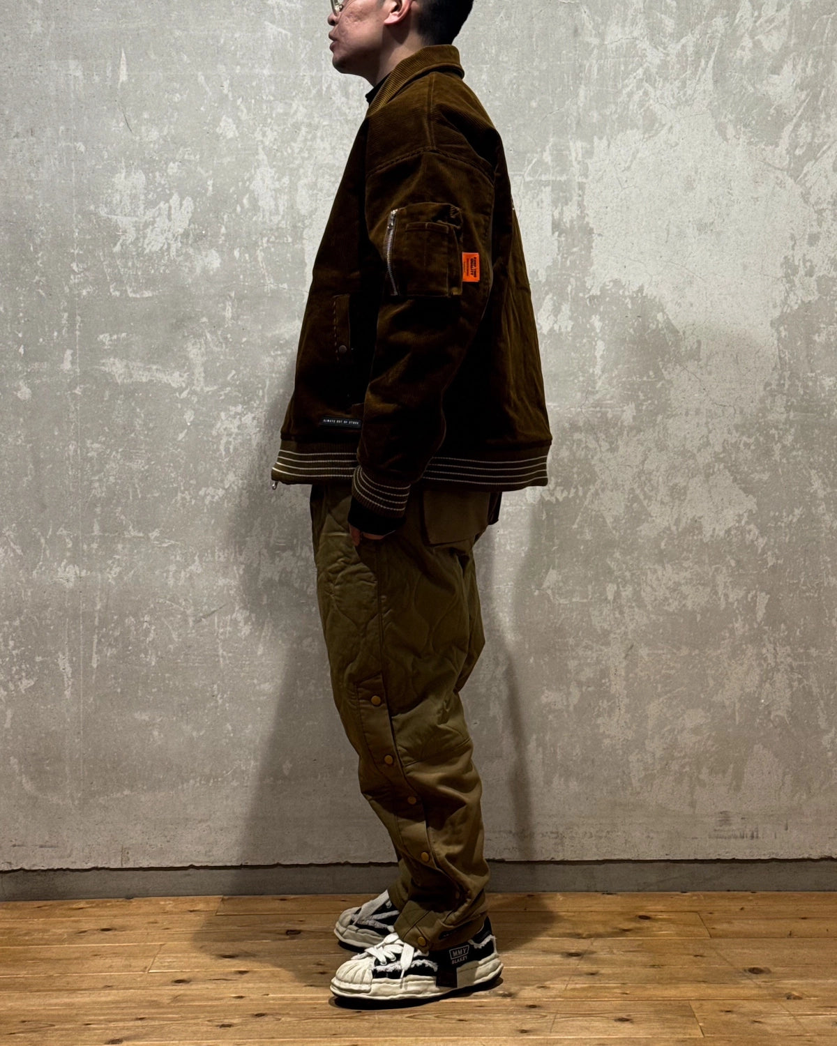 ALWAYS OUT OF STOCK / STADIUM BOMBER JACKET (HA-025201124)