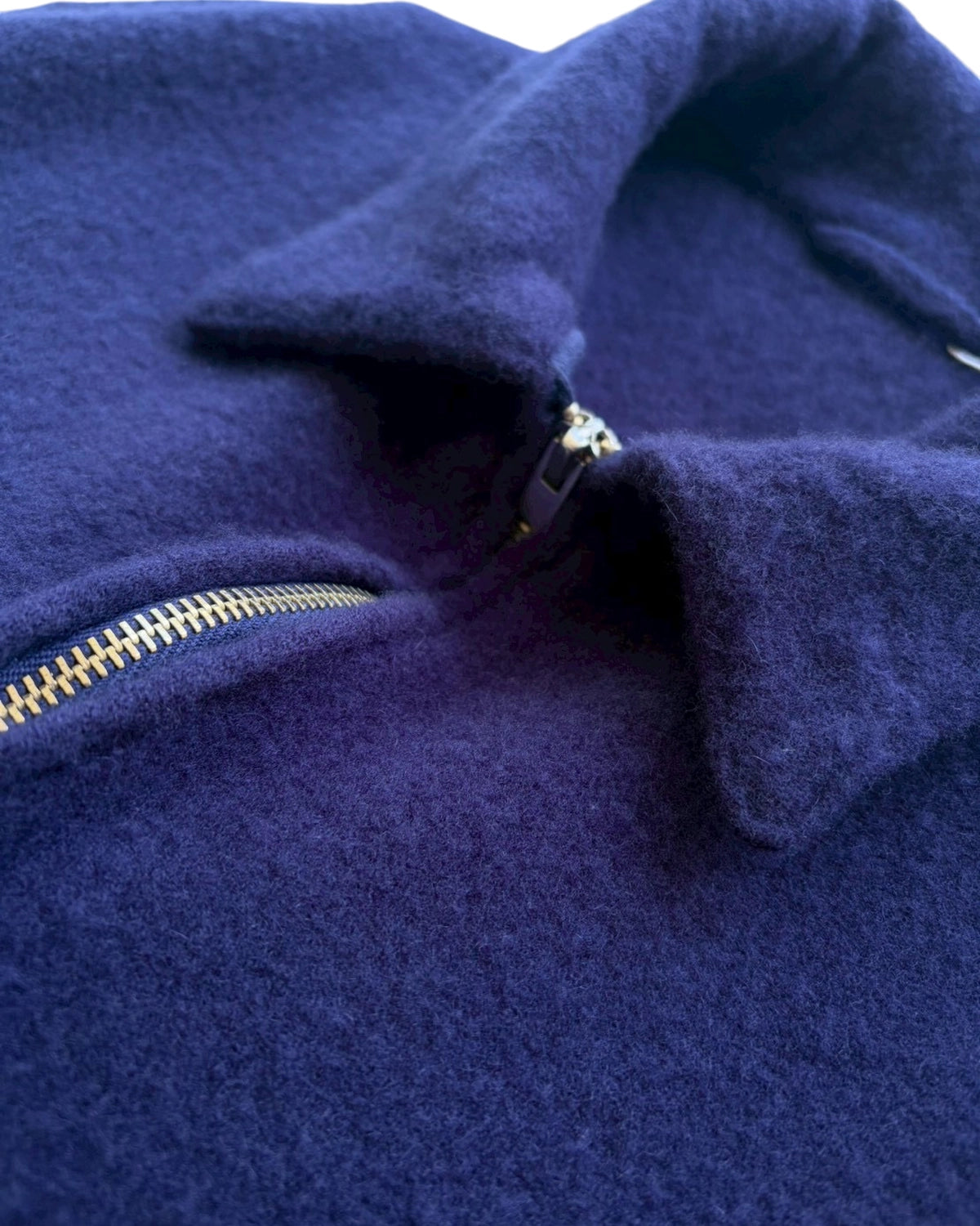 COMOLI / 縮絨ウール ジップショートジャケット (C03-01022)