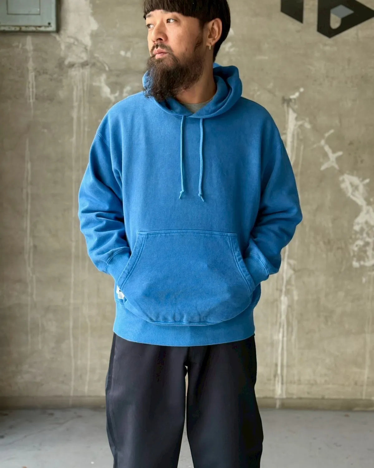 DESCENDANT / CACHALOT HOODY PIGMENT DYE (252ATDS-CSM02)