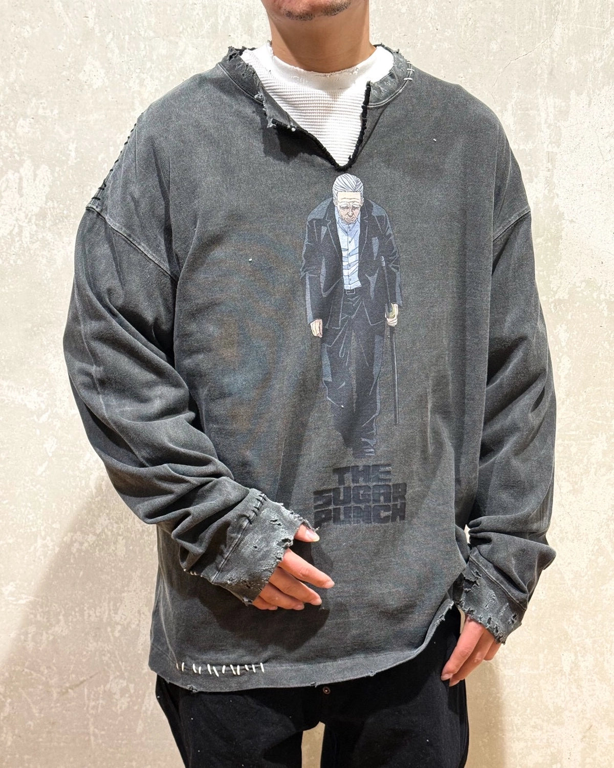 THE SUGAR PUNCH × MINUS × SAKAMOTO DAYS / L/S T-Shirt -TAKAMURA- (TSMM25SM002)