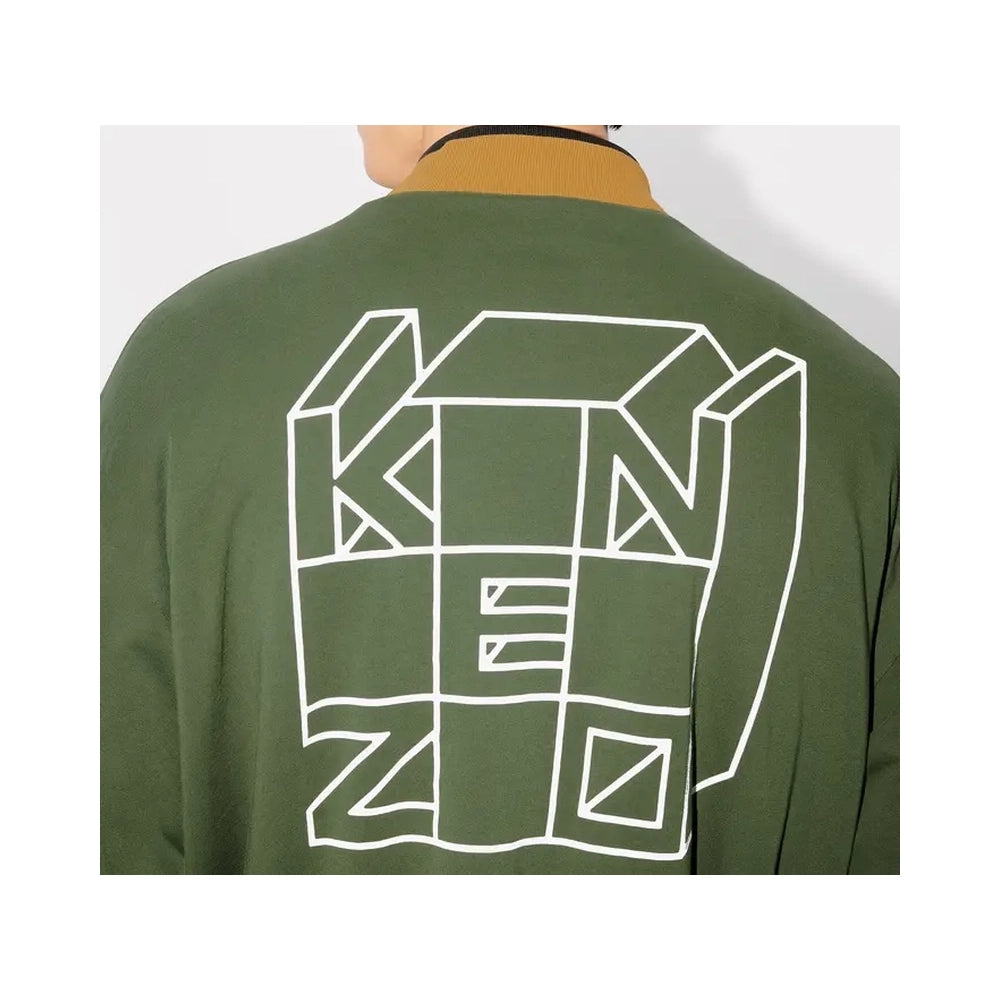 KENZO / 'KENZO KUBE' リバーシブル ボンバー (FE65BL2014MB)