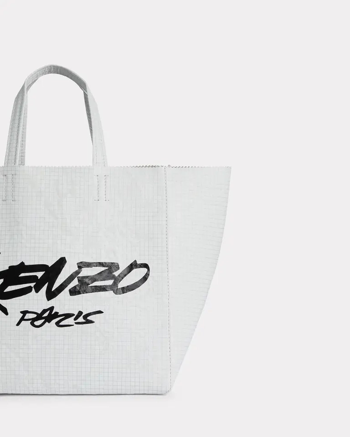 KENZO /  × Futura 2000' small tote bag 'Kenzo Paper' in leather (FF62SA110L07)