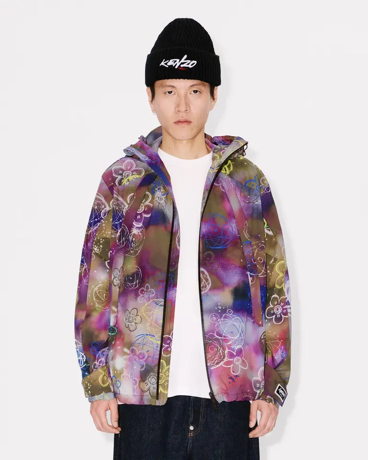 KENZO x Futura / 'Kenzo x Futura 2000' ショート ウインドブレーカー (FF65BL1779ND)