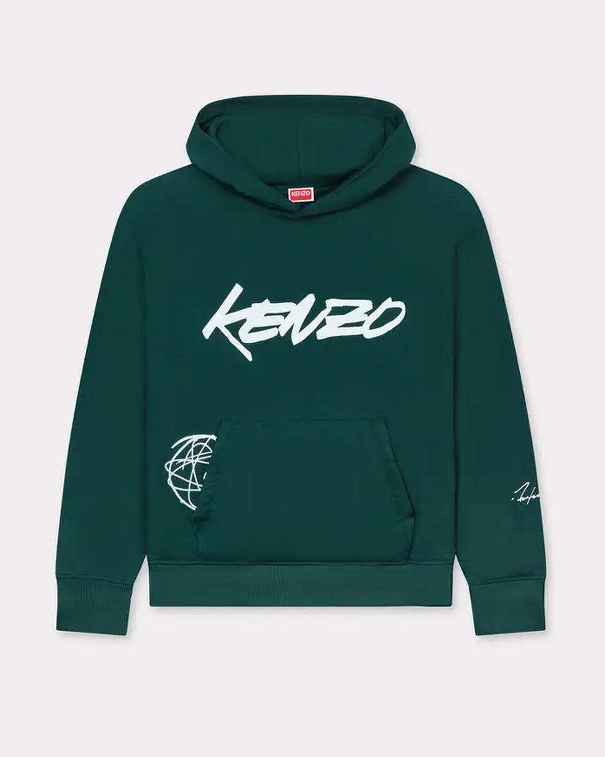 KENZO × Futura / 'Kenzo x Futura 2000' パデッド コットン フ―ディー (FF65HO5504SG)