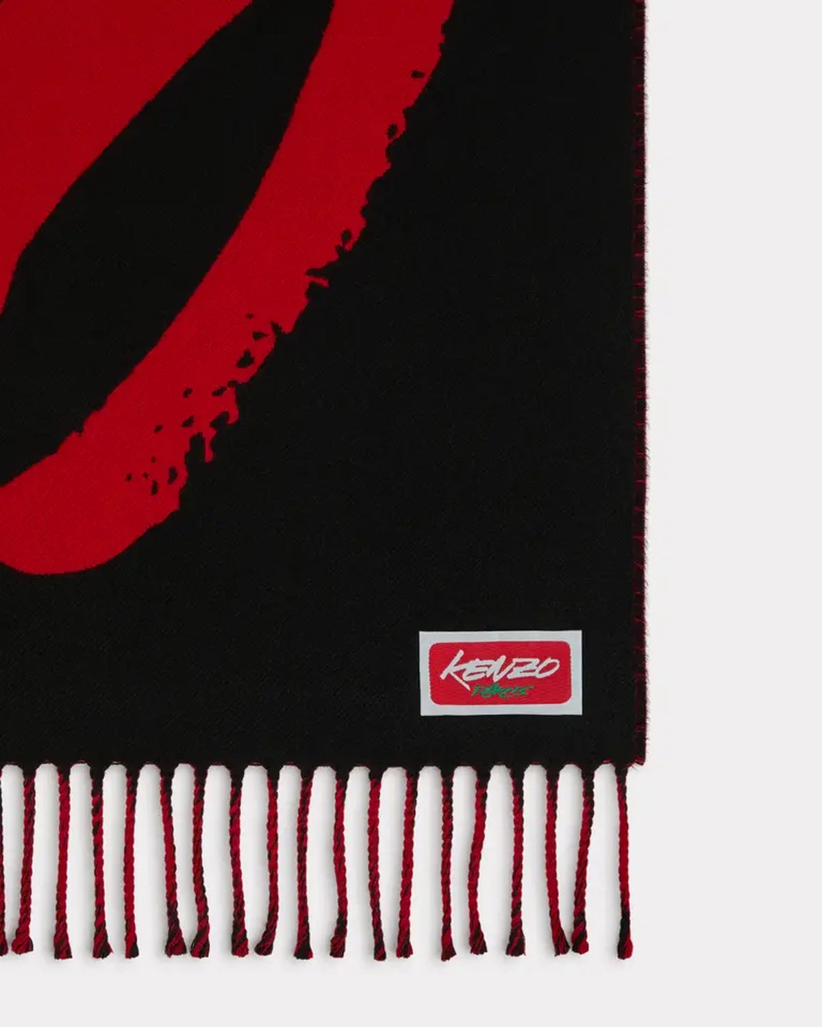 KENZO x Futura  / 'Kenzo x Futura 2000' リバーシブル ウール スカーフ (FF68EU016JEC)