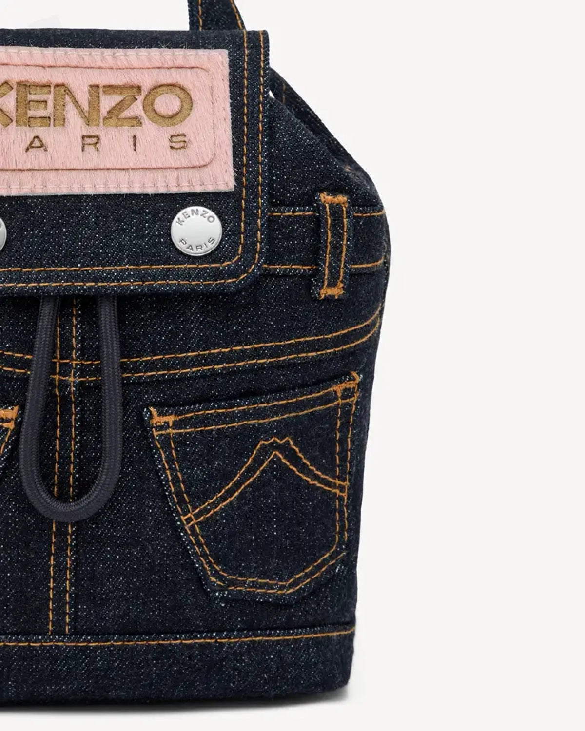 KENZO / 'KENZO Five Pockets' ミニ バックパック イン デニムライク ツイル (FG58SA403F23)