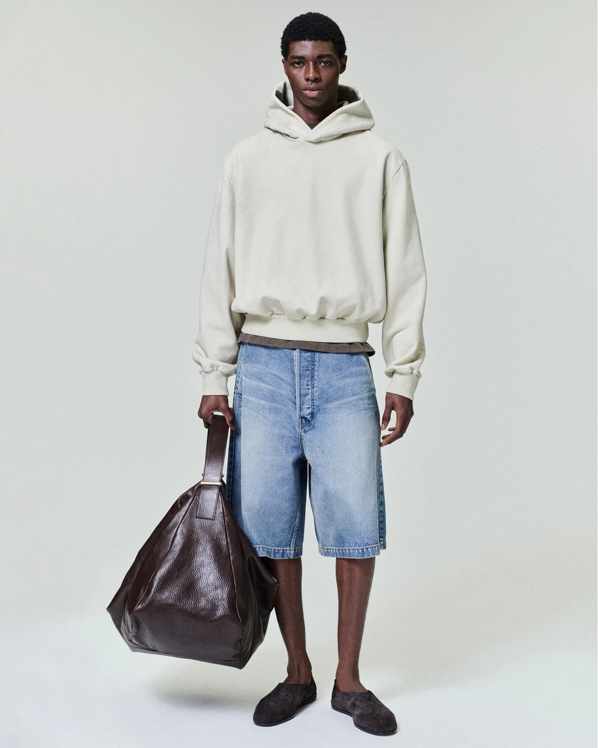 FEAR OF GOD / CLASSIC FIT HALF RAGLAN HOODIE (FG9M12-9937BHF)