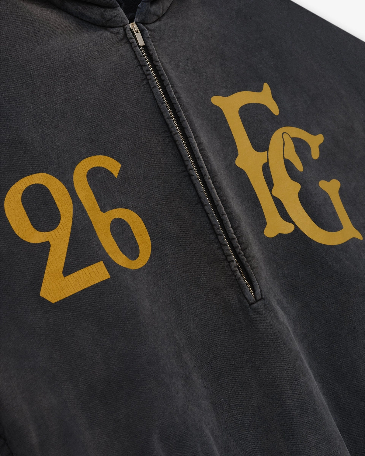 FEAR OF GOD / Baseball Club Half Zip Hoodie (FG9M12-9945BHF)