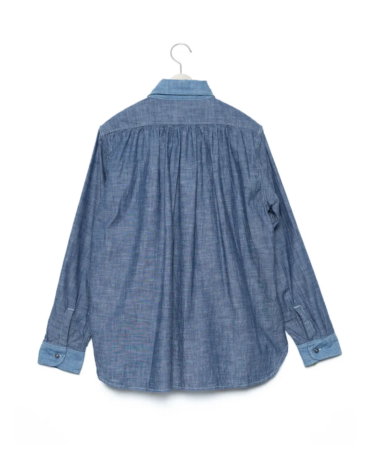 FUMITO GANRYU × FULLCOUNT / Watteau Gathered Ventilated Pocket Shirt (Fu15-Sh-101)