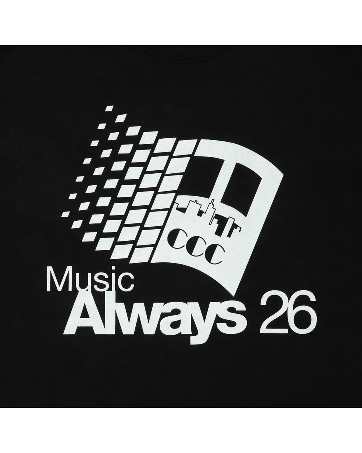 CITY COUNTRY CITY / ×ISNESS MUSIC COTTON T-SHIRT MUSIC ALWAYS (CCC-263T011)