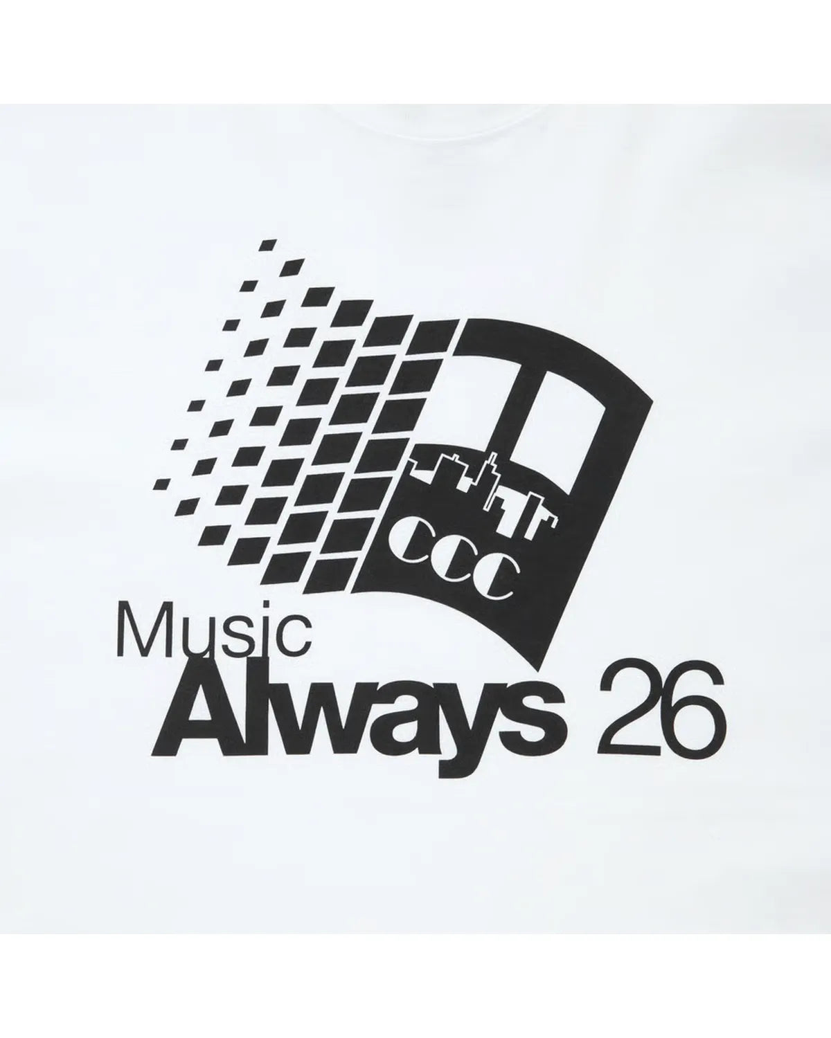 CITY COUNTRY CITY / ×ISNESS MUSIC COTTON T-SHIRT MUSIC ALWAYS (CCC-263T011)