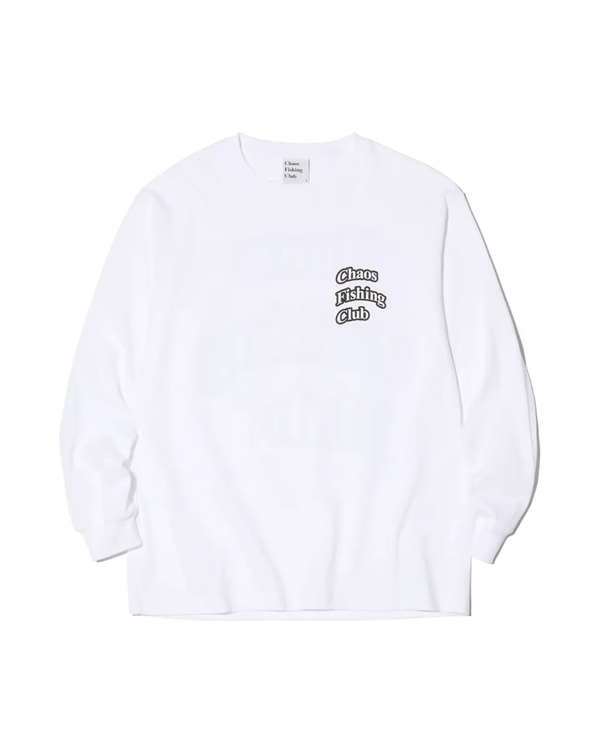 HHAChaos Fishing Club 長袖カットソー ホワイト Chaos Fishing Club(カオスフィッシングクラブ) / Arch Logo T