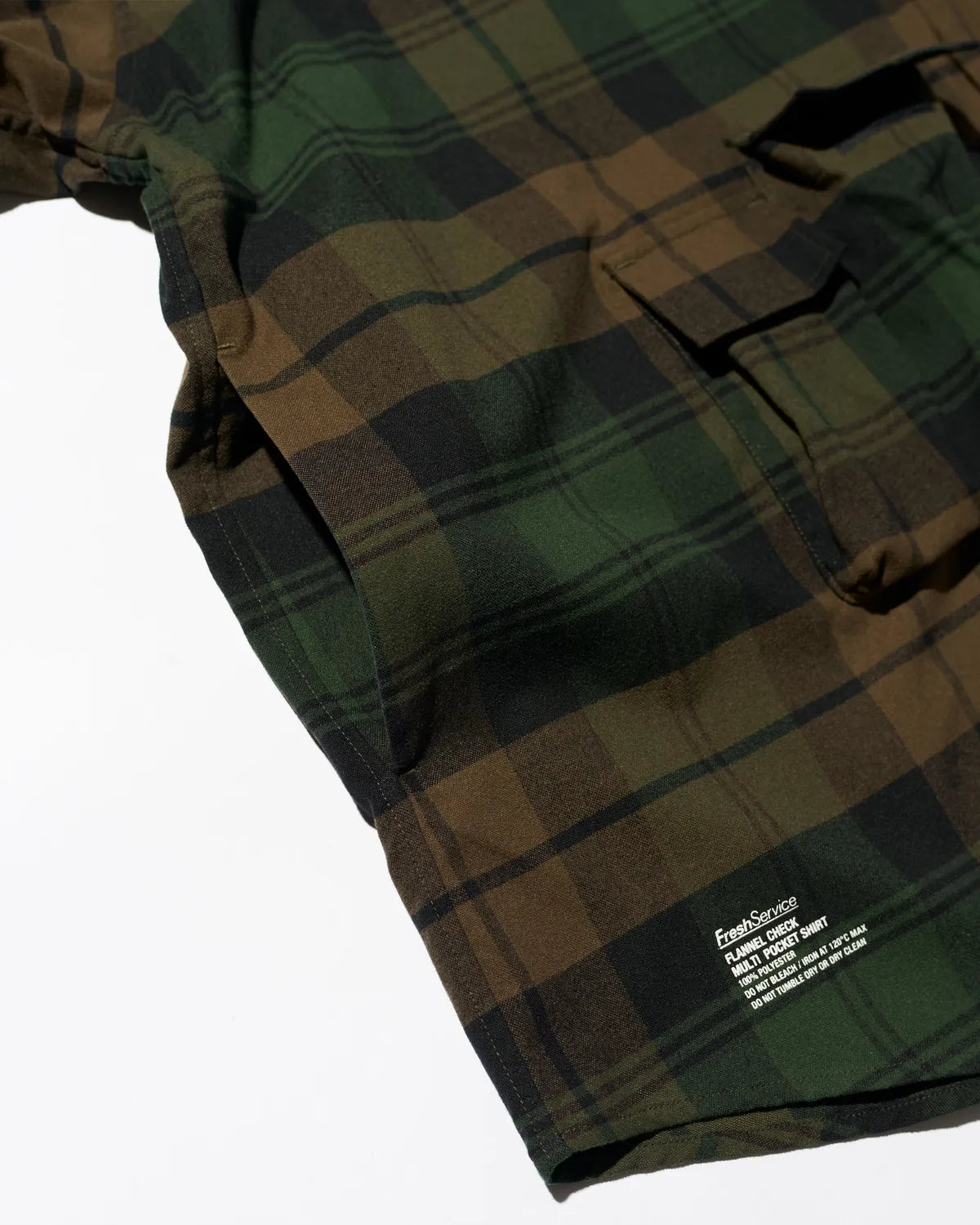 FreshService / FLANNEL CHECK MULTI POCKET SHIRT (FSC254-50059)