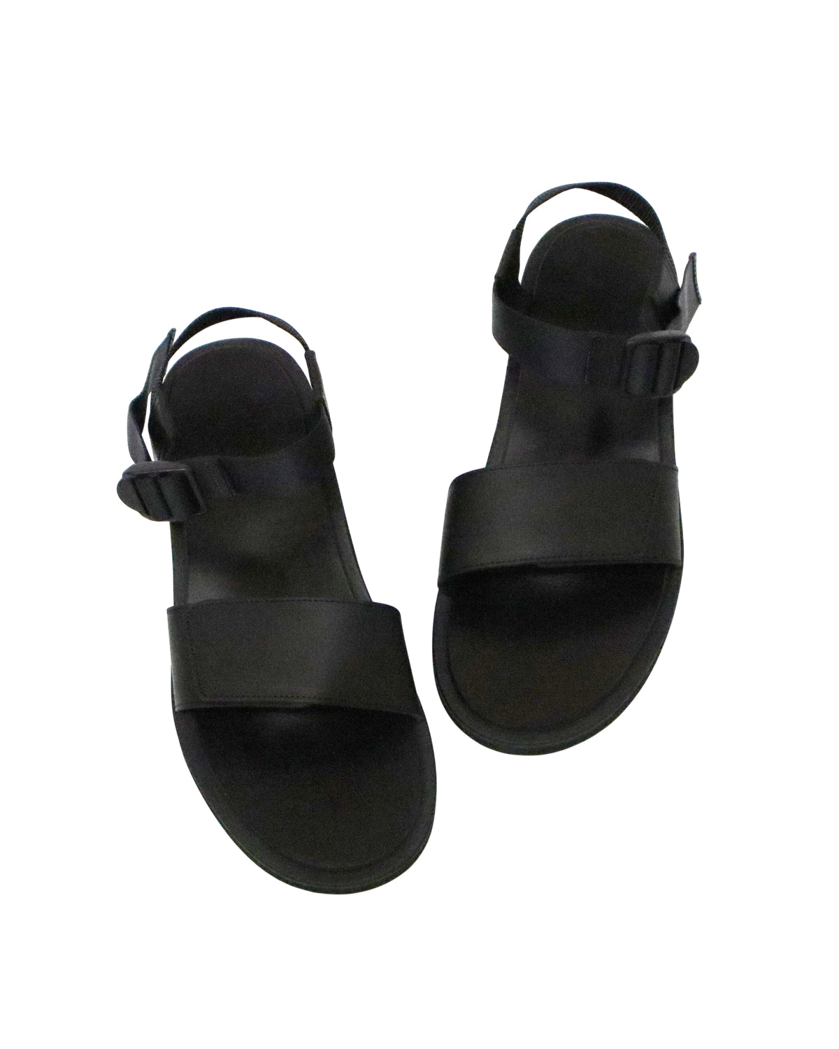 FOOTWORKS（フットワークス）/ Sandals with Velcro Straps -wide belt