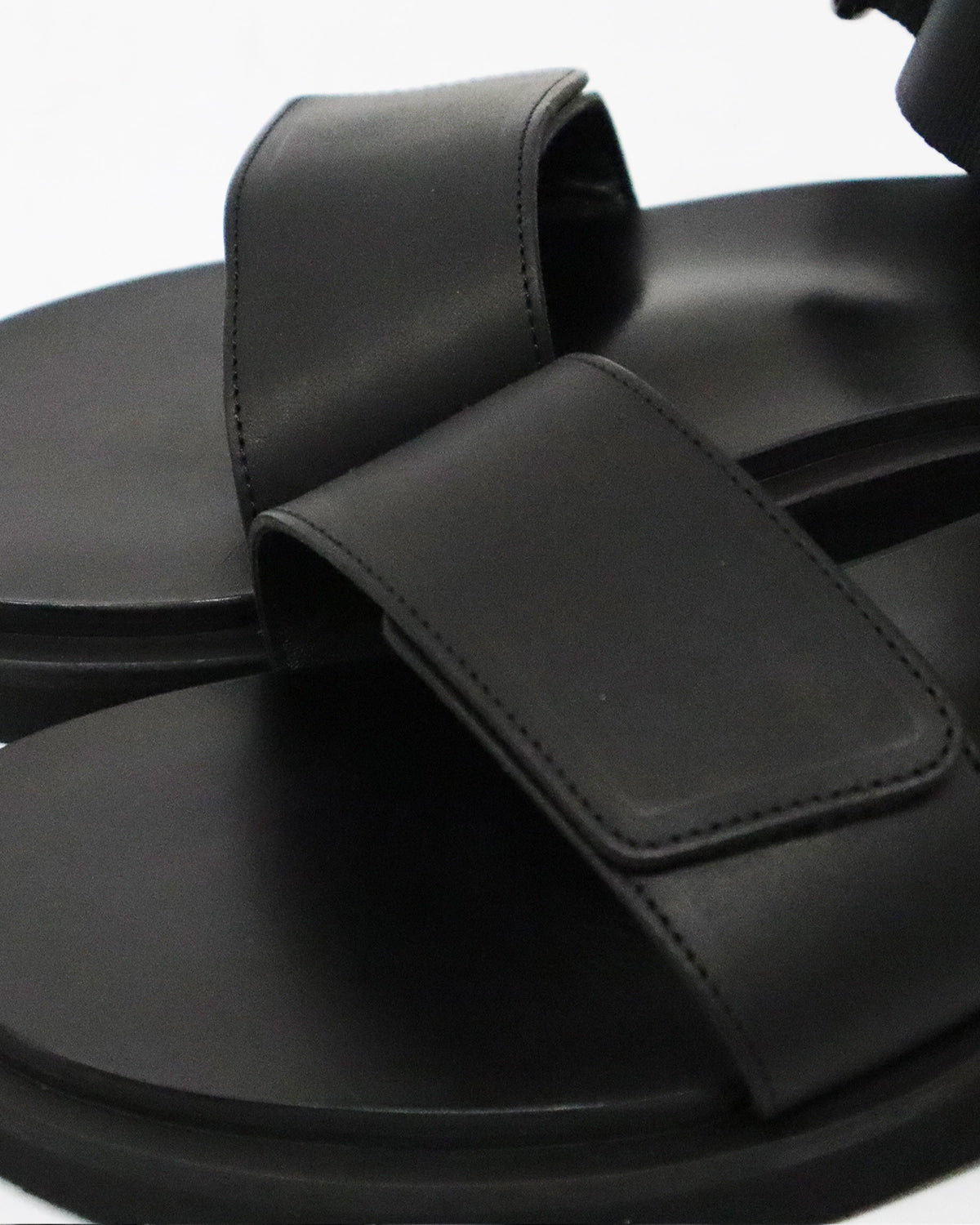 FOOTWORKS（フットワークス）/ Sandals with Velcro Straps -wide belt
