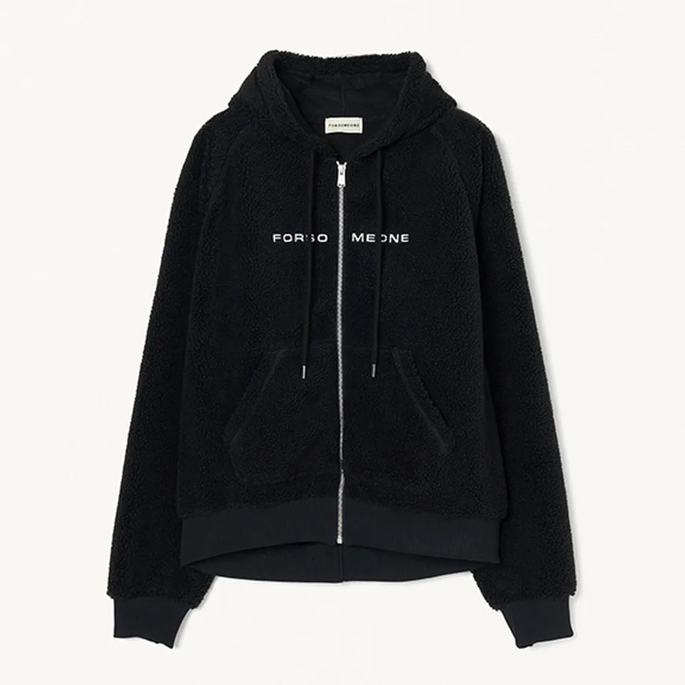 FORSOMEONE の SHERPA FLEECE ZIP HOODIE (78000818)