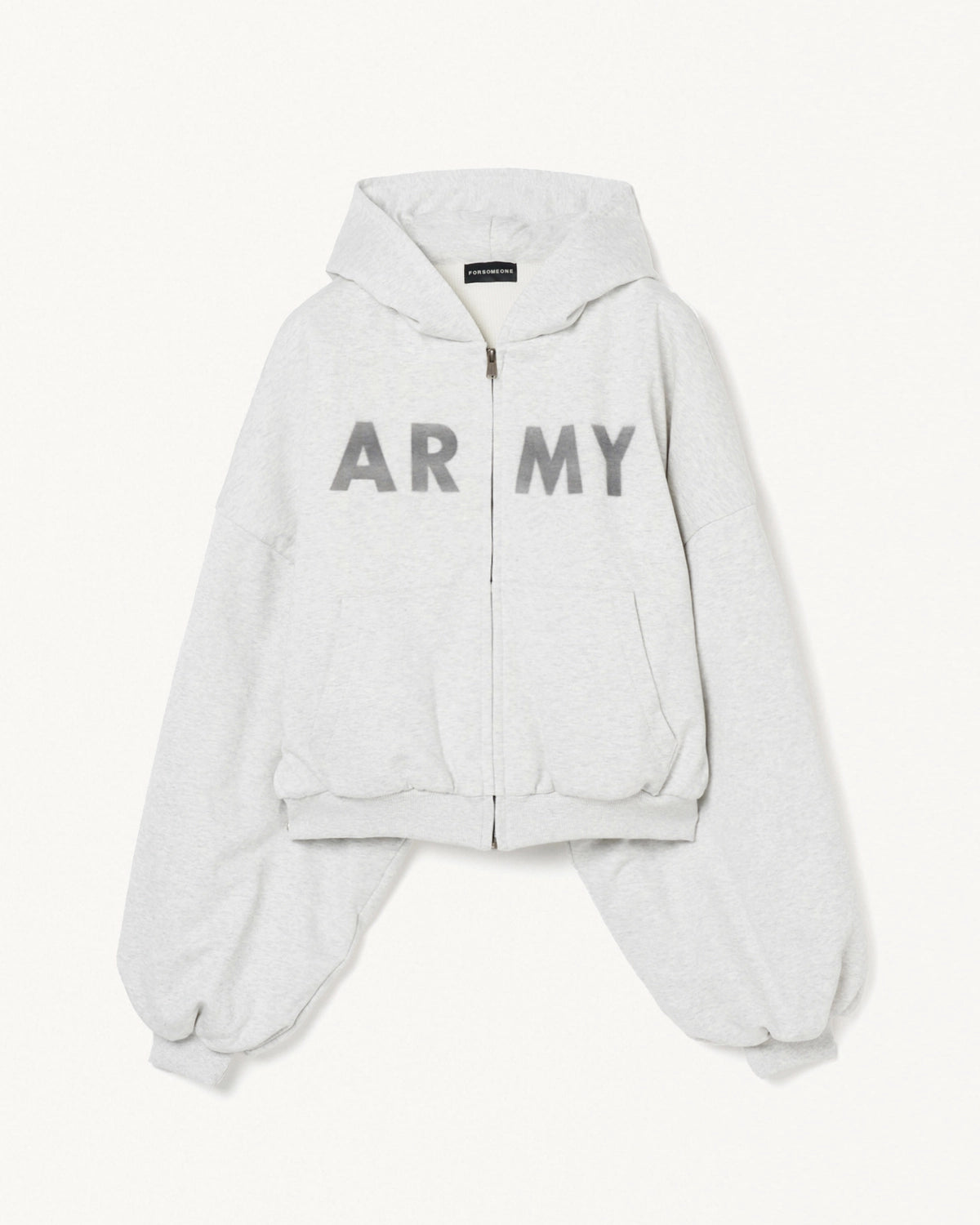 FORSOMEONE の SWEAT PUFFER HOODIE (78001151)