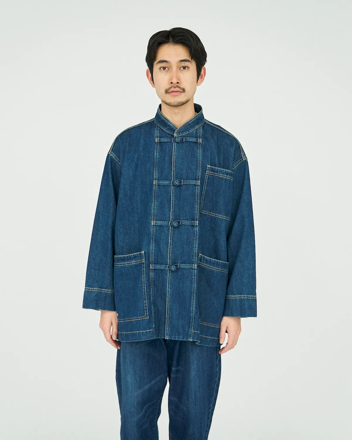 FreshService / CORPORATE DENIM KUNG-FU COVERALL (FSC253-20095FB)