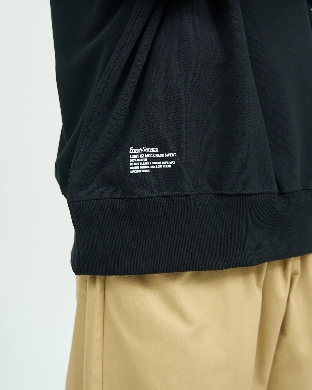FreshService / LIGHT OZ MOCK NECK SWEAT (FSC253-70104B)