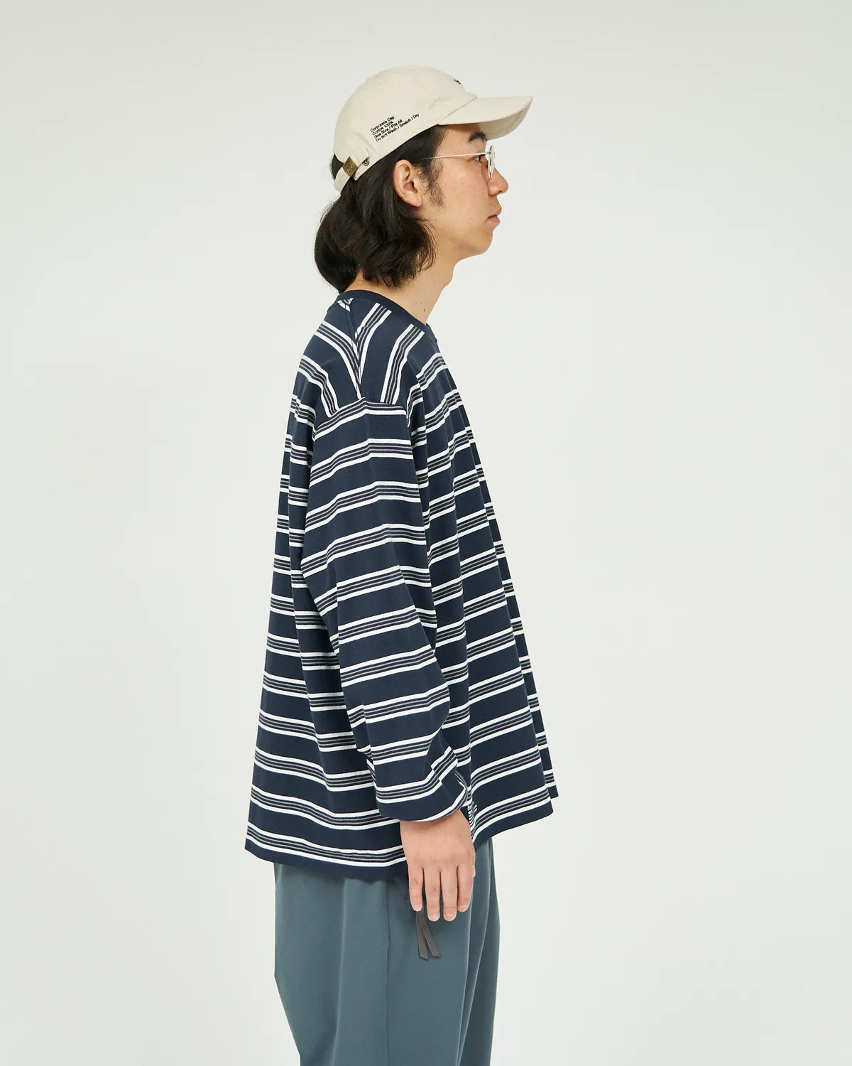 FreshService / MULTI BORDER L/S TEE (FSC251-70120)