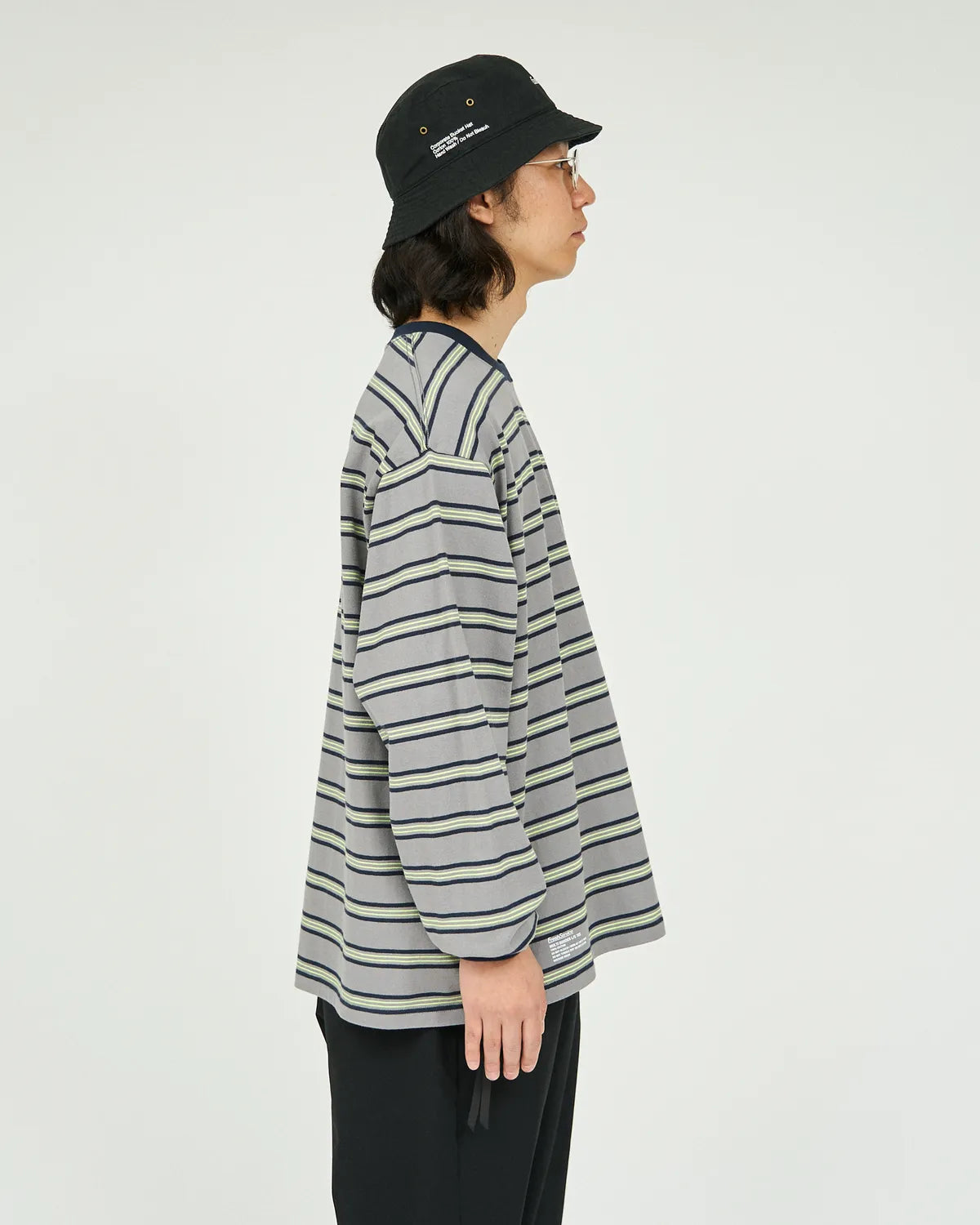 FreshService / MULTI BORDER L/S TEE (FSC251-70120)