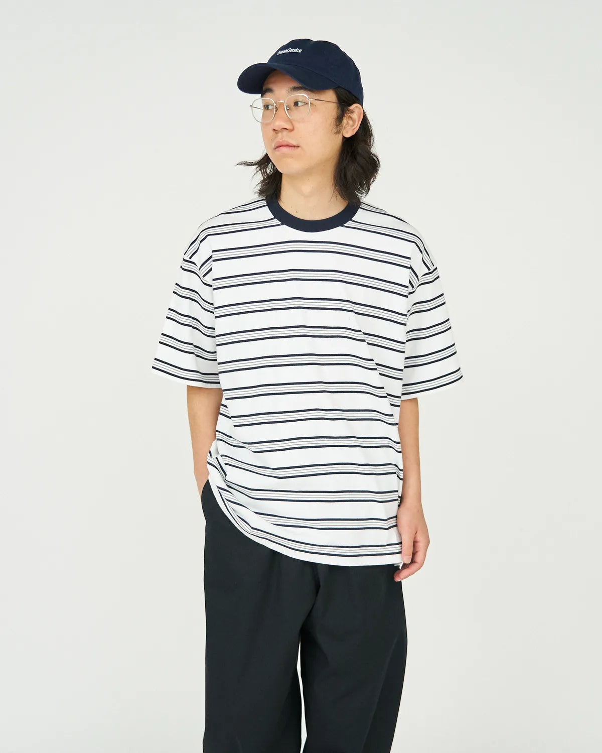 FreshService / MULTI BORDER S/S TEE (FSC251-70121)