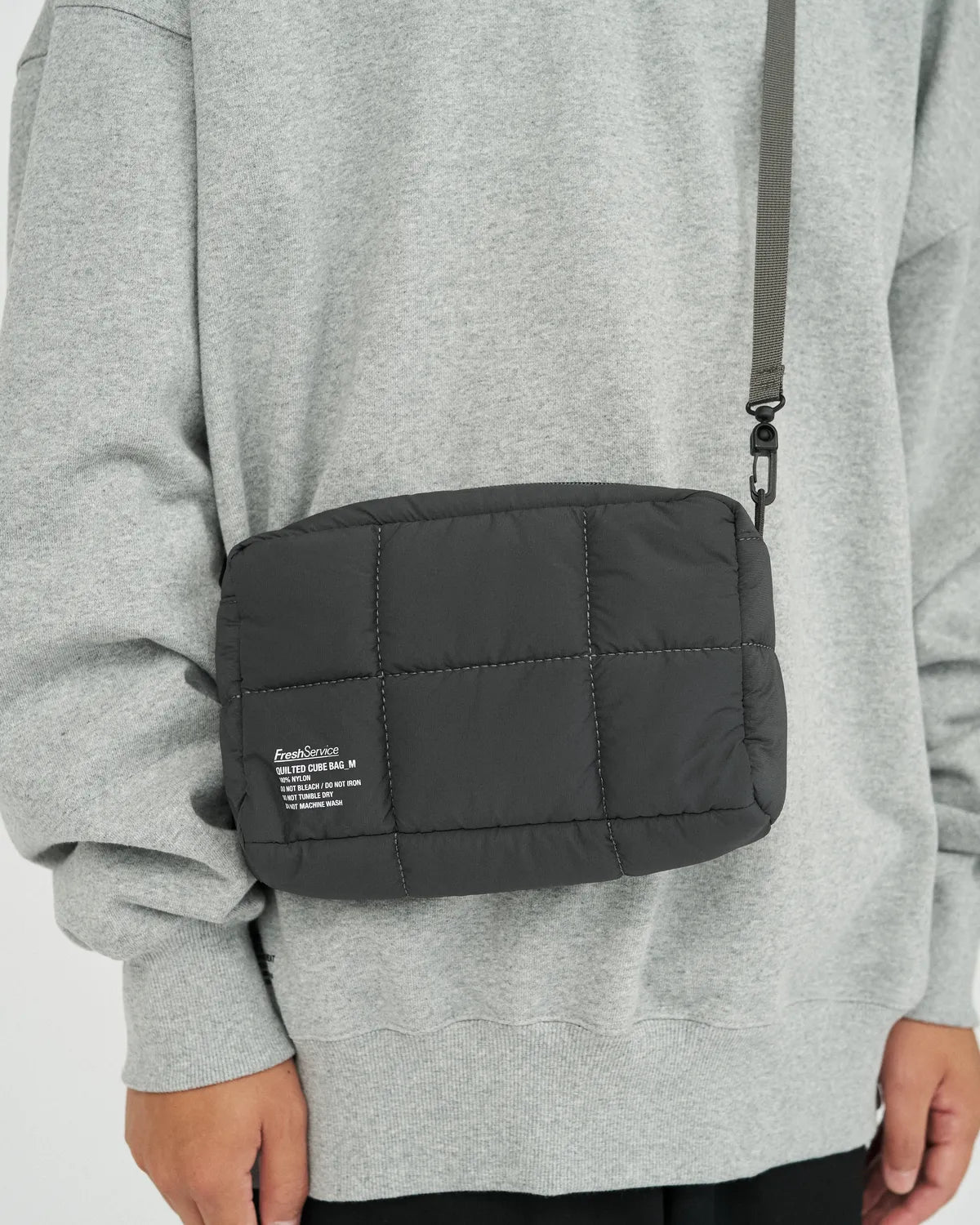 FreshService / QUILTED CUBE BAG_M (FSP253-90188)