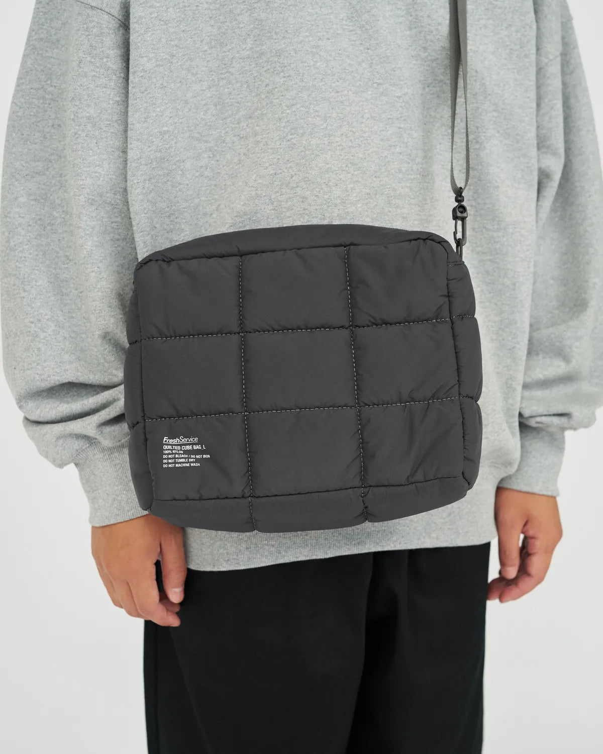 FreshService / QUILTED CUBE BAG_L (FSP253-90189)