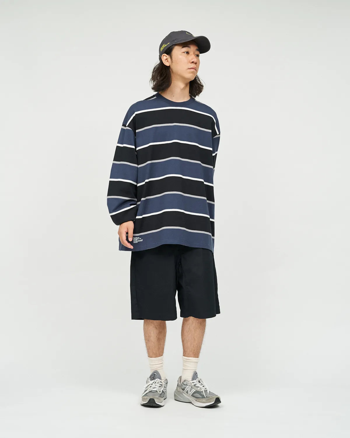 FreshService / MULTI BORDER L/S TEE (FSC253-70133)