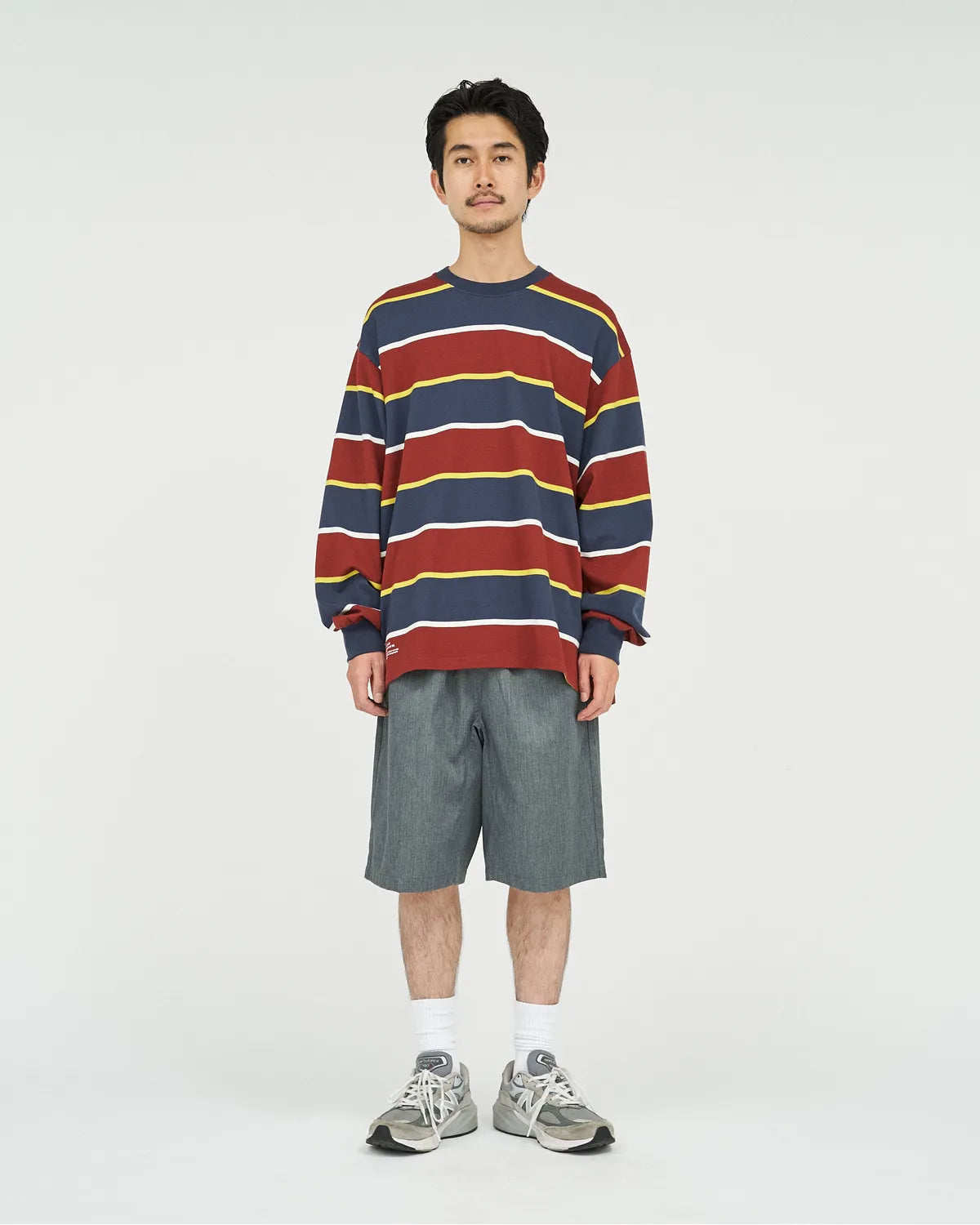 FreshService / MULTI BORDER L/S TEE (FSC253-70133)