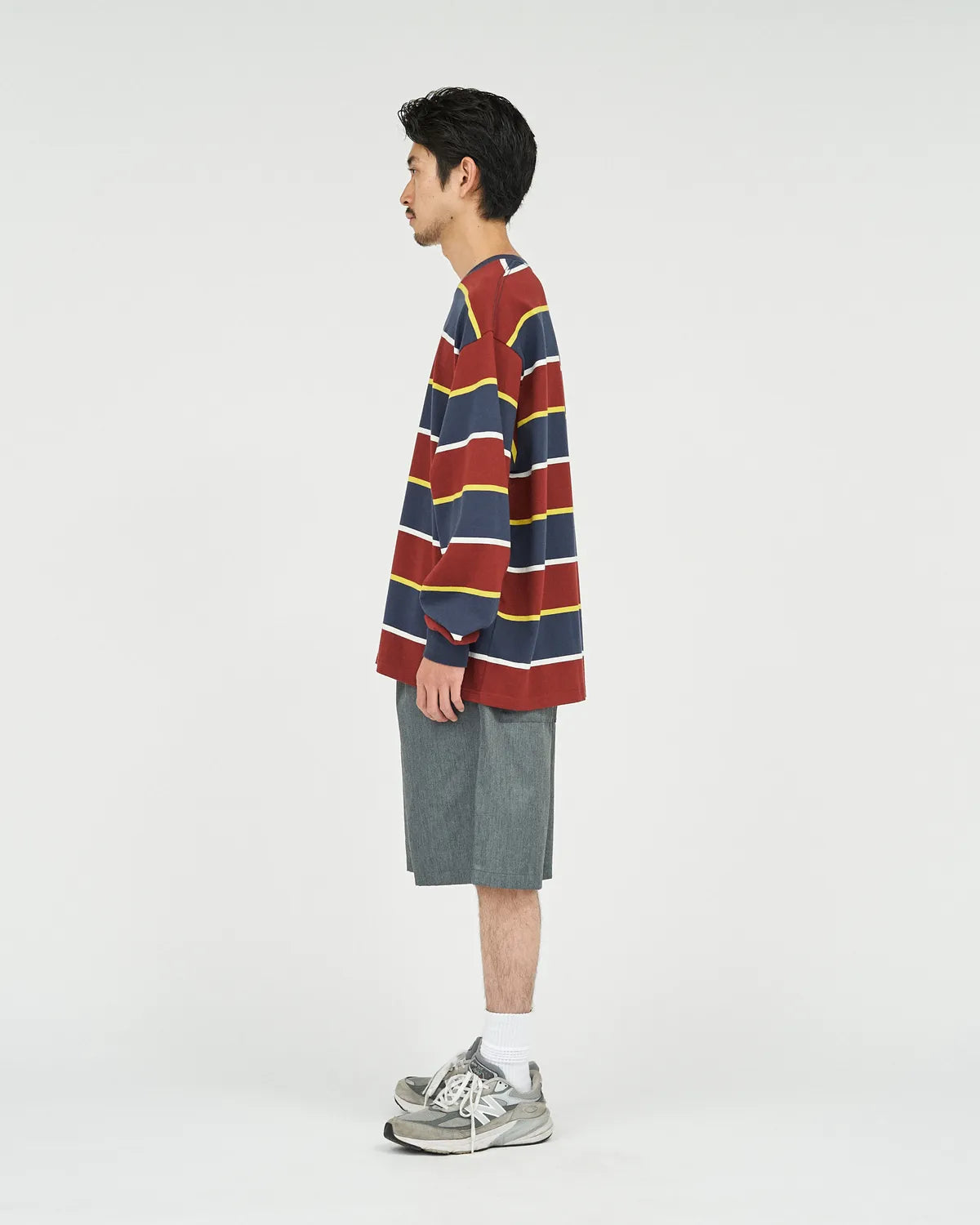 FreshService / MULTI BORDER L/S TEE (FSC253-70133)