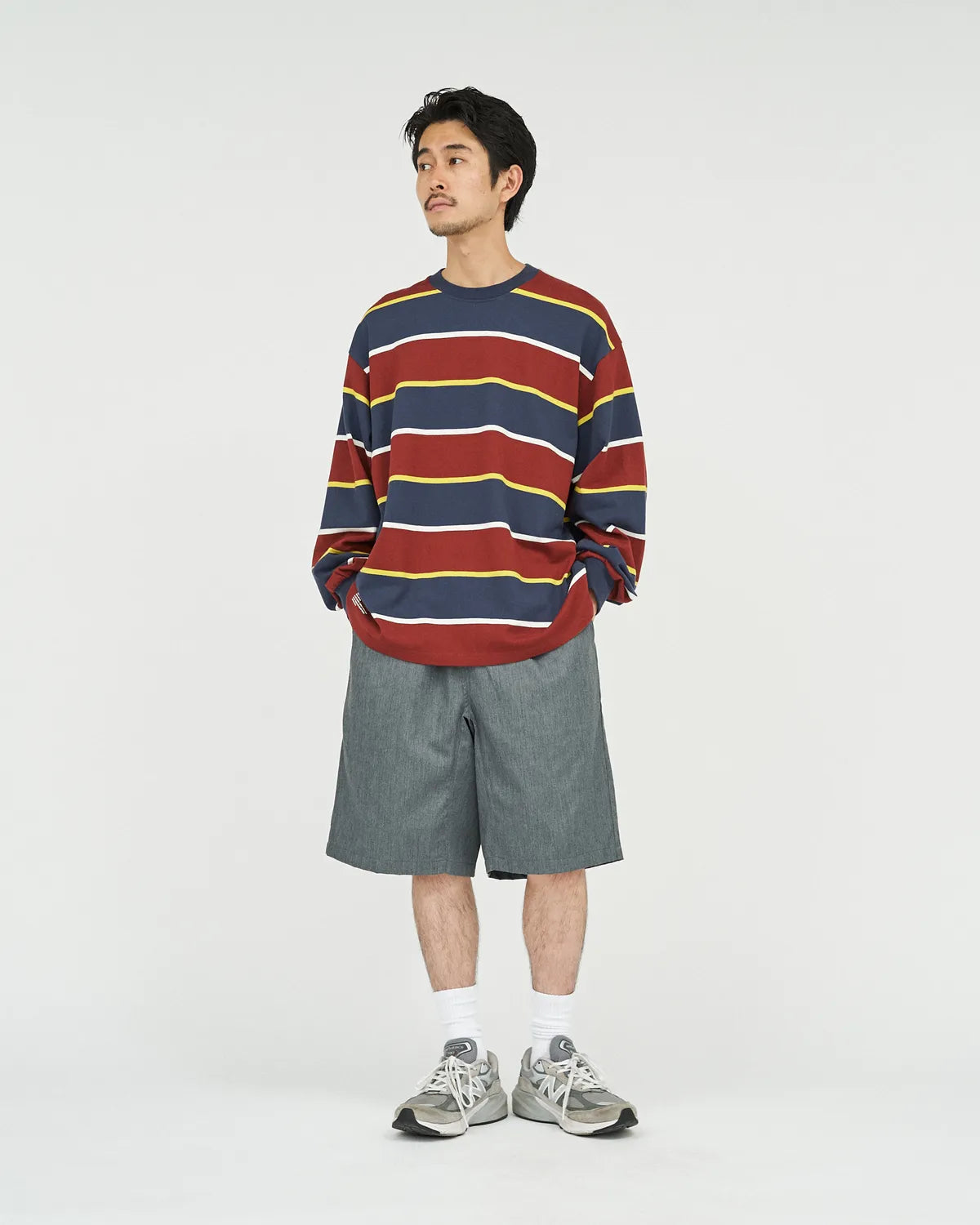 FreshService / MULTI BORDER L/S TEE (FSC253-70133)